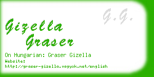gizella graser business card